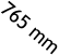 765 mm