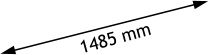 1485 mm